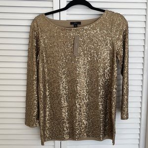 J. Crew sequin top